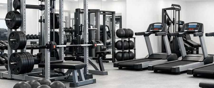 Equipo de gimnasio profesional